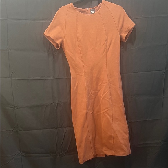 Boss Rust Mini Dress - Picture 2 of 8